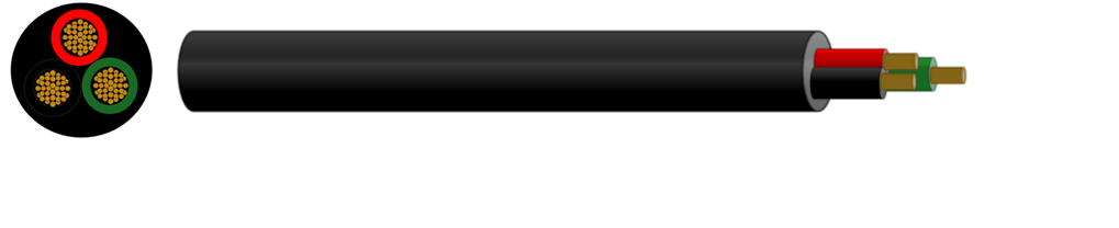 ISO & SAE Auto Multi-Core Round FLRY-B Thinwall Round Multi-Core - Black